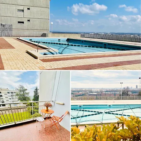 Appartement Studio Avec Piscine Et Tennis Avec Vue Sur Lyon Caluire-et-Cuire